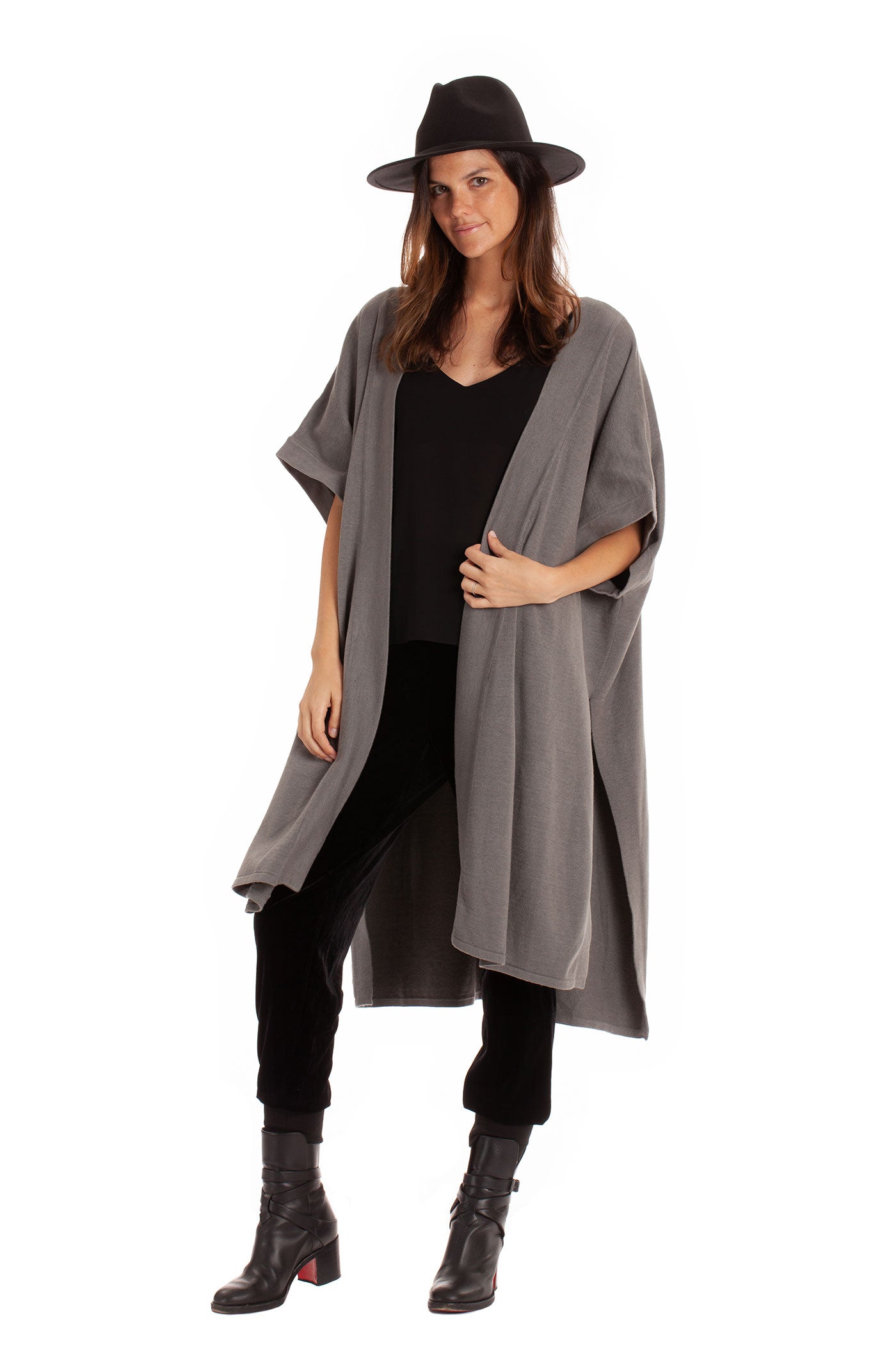 The Harper Vest - Grey