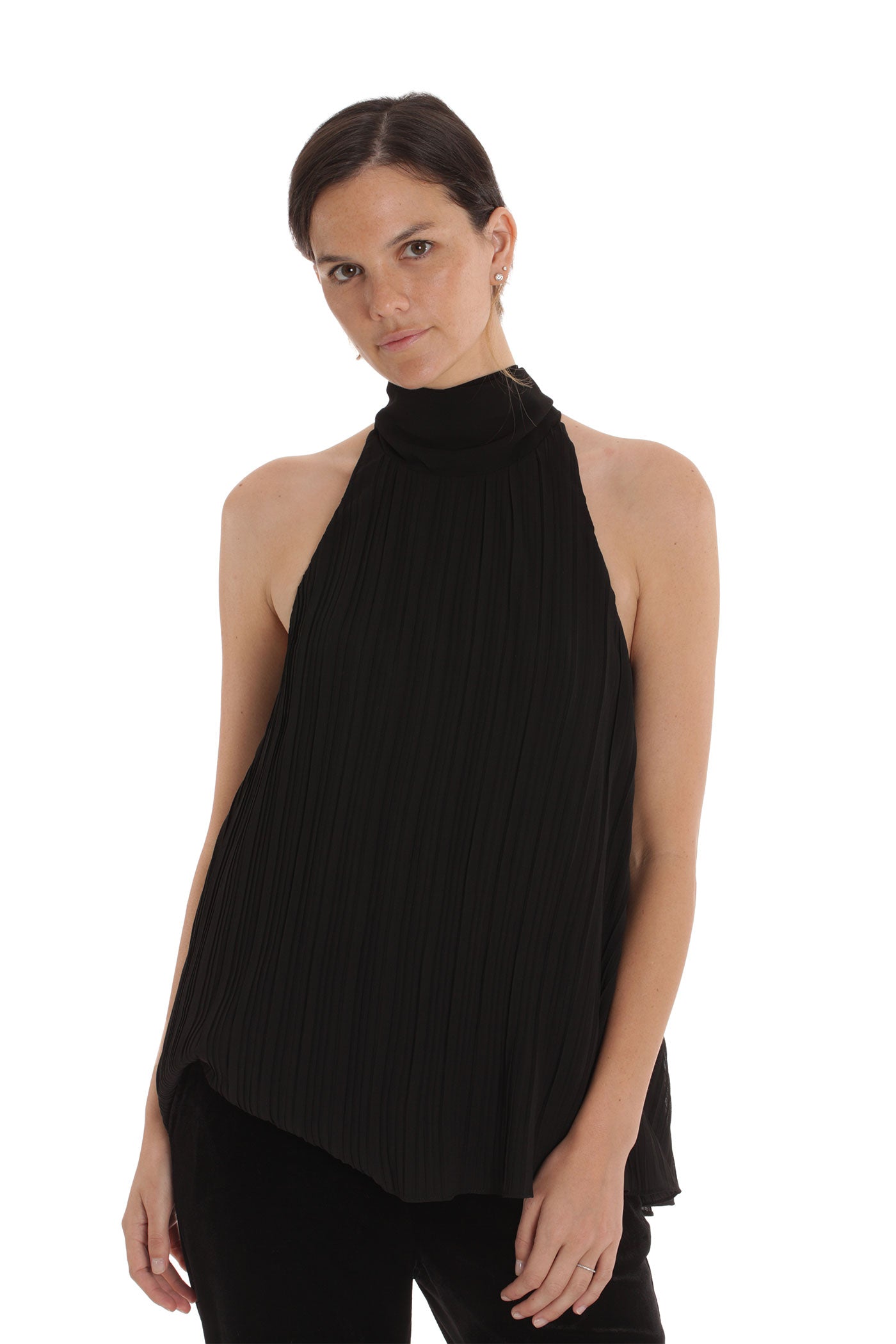 The London Top - Black Metallic