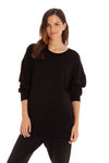 The Marni Top - Black Solid